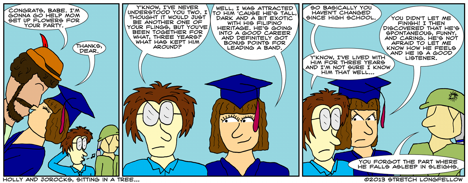 Holly and Jorocks, Sitting in a Tree…