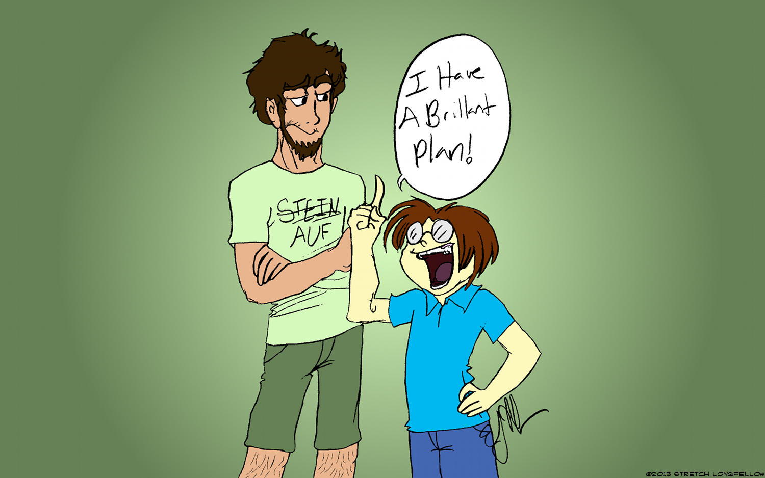 Fanart by Louis: A Brilliant Plan