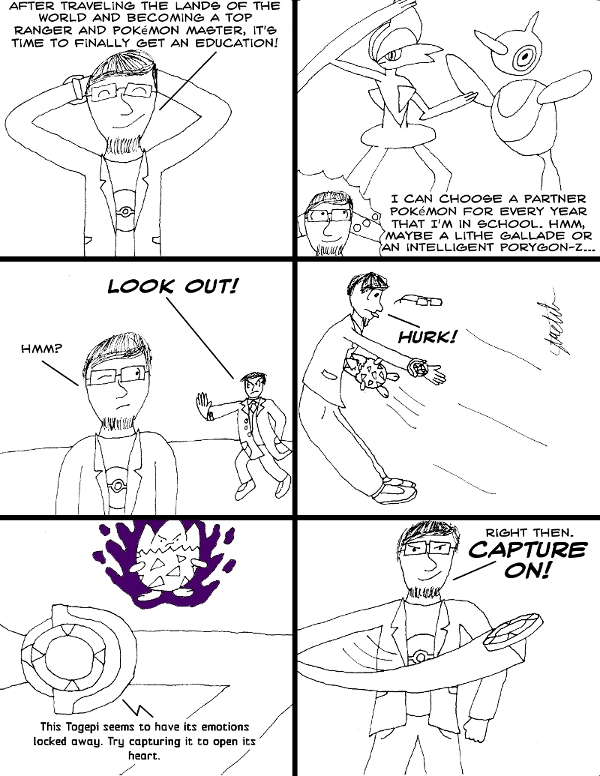 Dumb Pokémon Comics: The Capture of Togepi Pt. 1