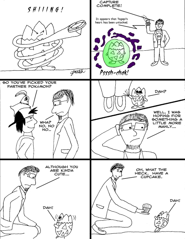 Dumb Pokémon Comics: The Capture of Togepi Pt. 2