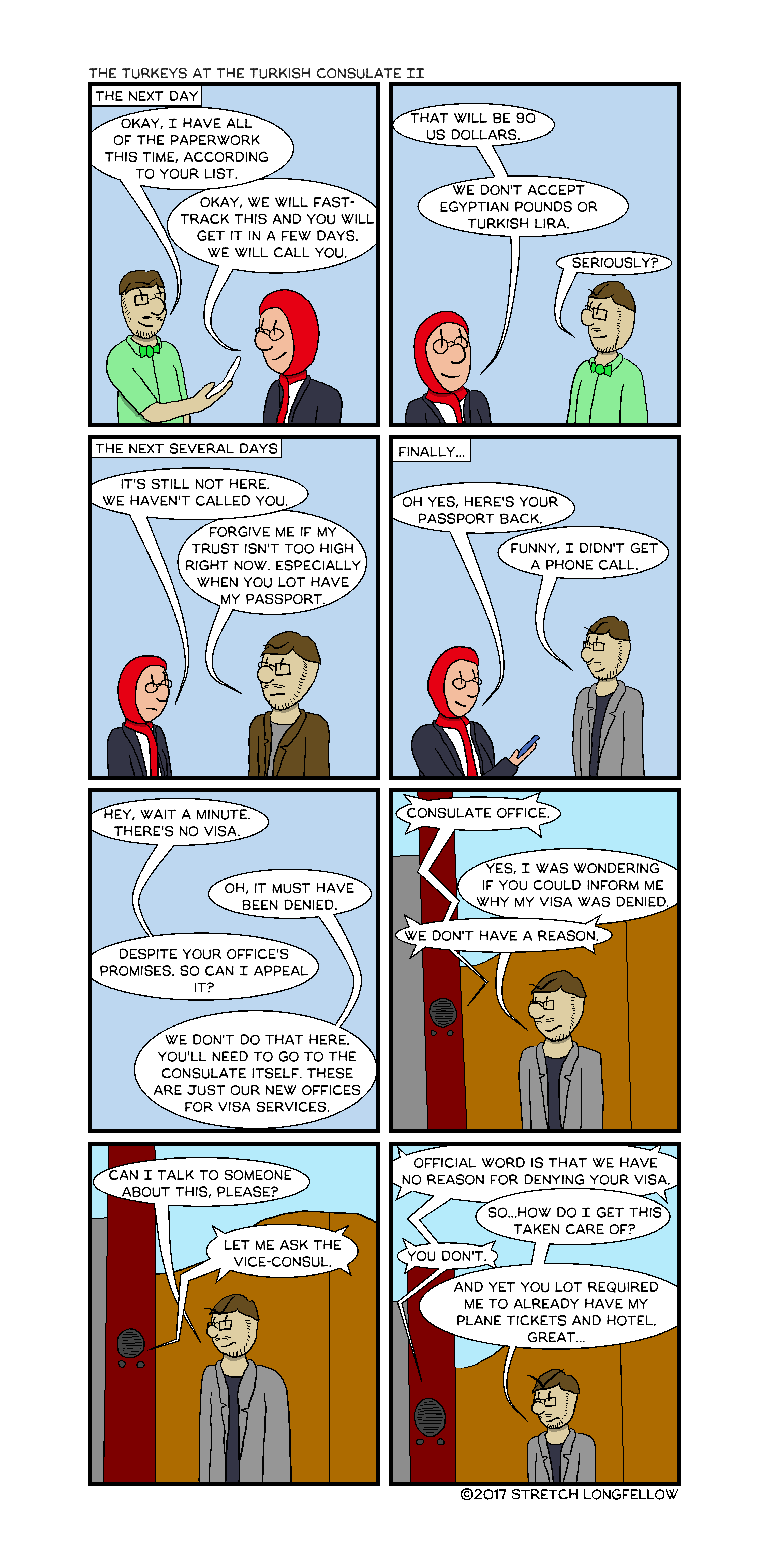 The Turkeys at the Turkish Consulate II