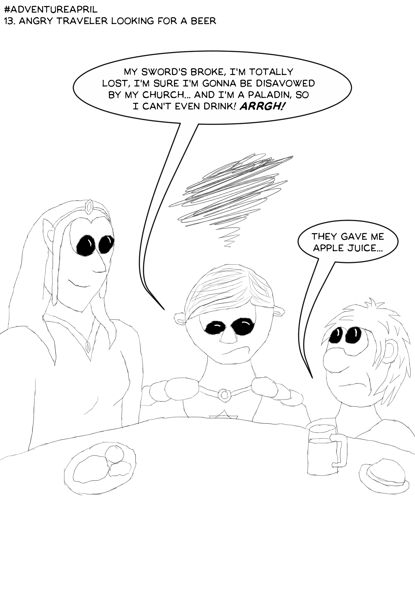 AA13: Angry Traveler Looking for a Beer