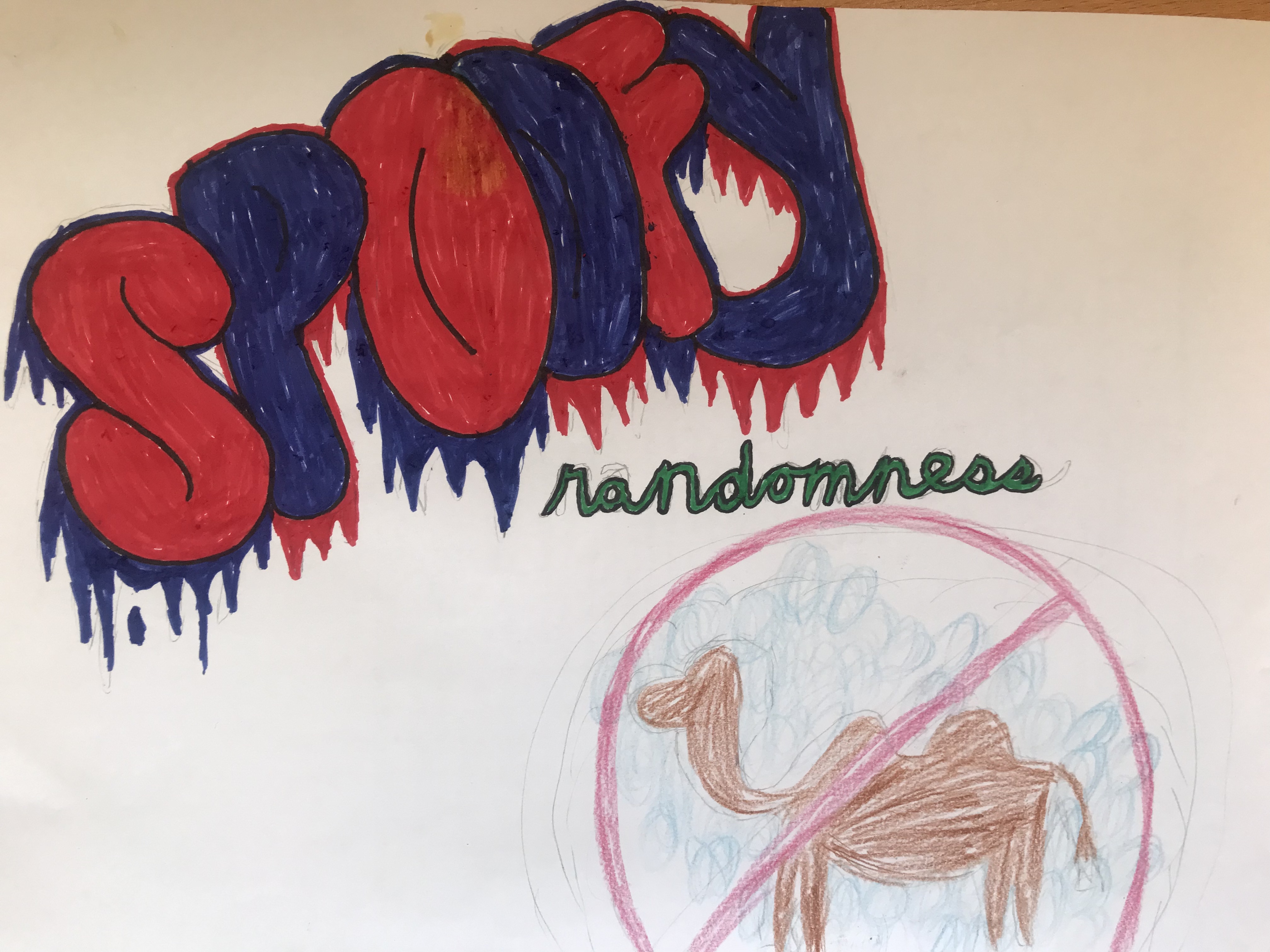 Not on a Camel Graffiti