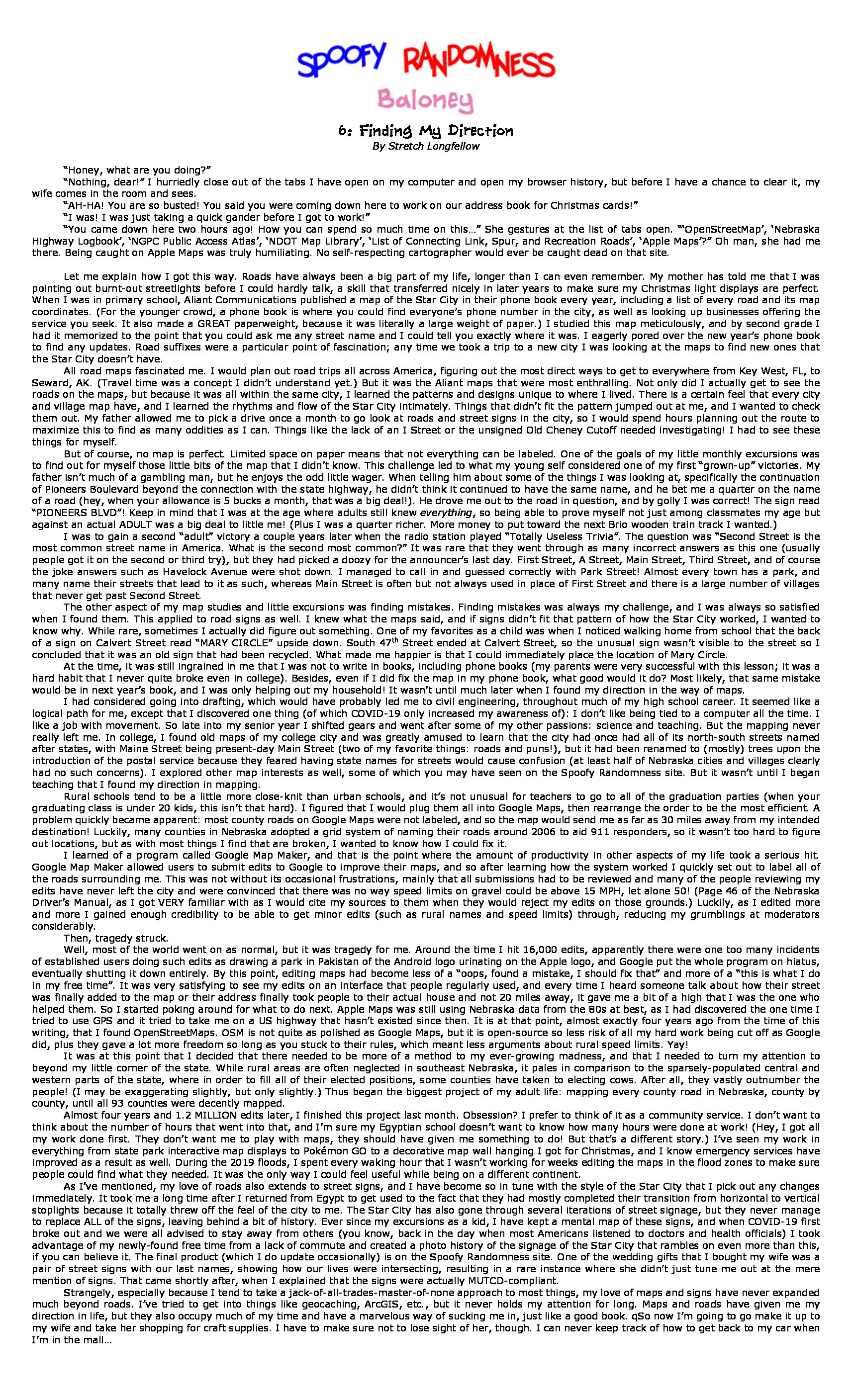 Finding My Direction