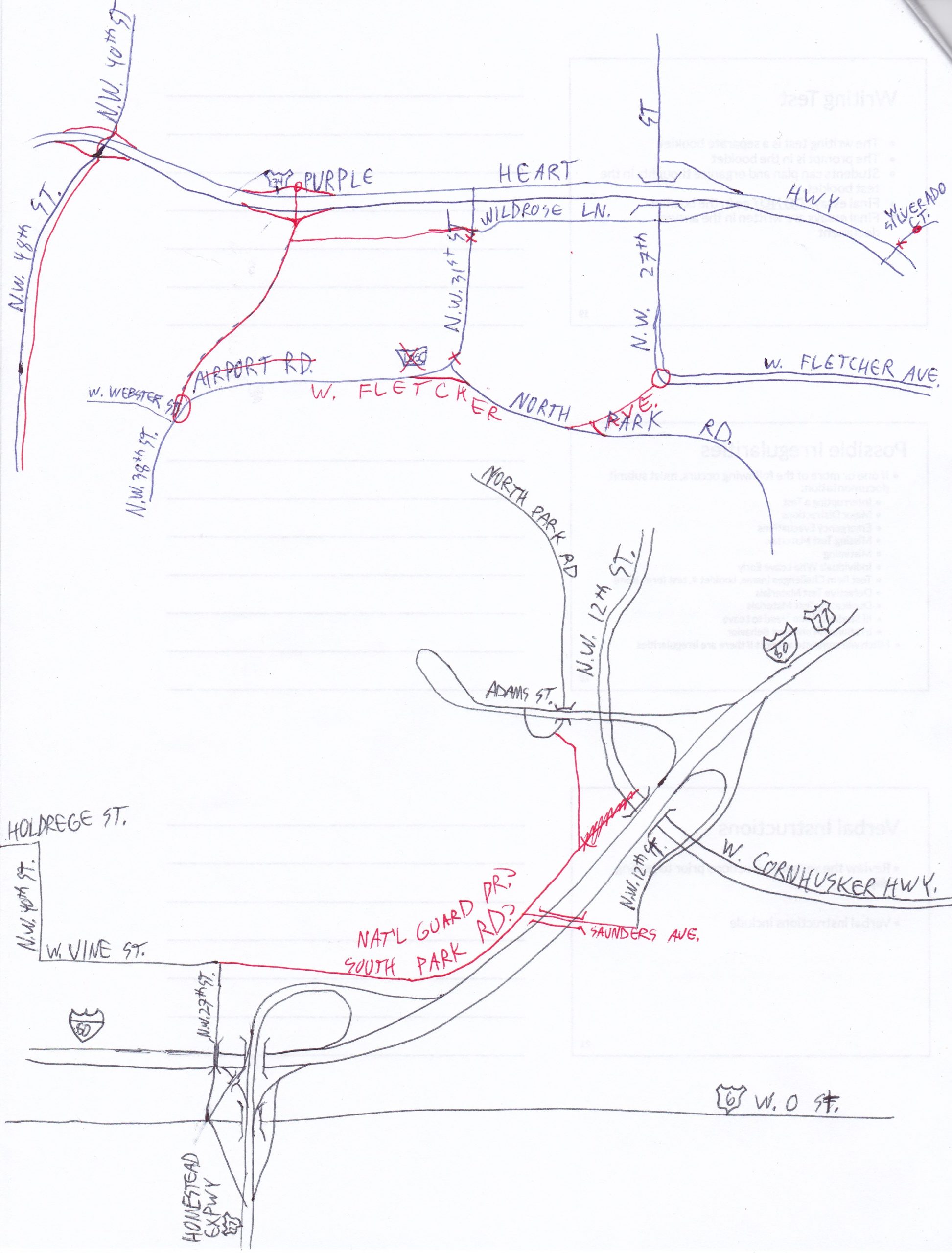 NW LNK Improvement Sketches 3: Purple Heart Hwy West and an alternative to I-80